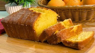 Easy Orange Loaf Cake Recipe  Soft and Moist Citrus Cake [upl. by Halla138]