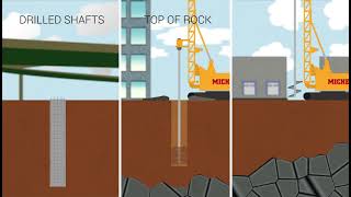 Drilled Shafts Animation [upl. by Jaehne]