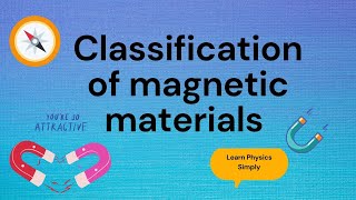 Dia Para Ferro magnetic materials Tamil 12 th Standard NEETJEE Special [upl. by Nyleaj]