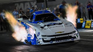 John Force holds No 1 qualifier after Q1 in Charlotte [upl. by Annid]