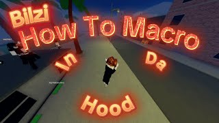 How to macro in Da Hood fast easy  with animation pack [upl. by Fabrienne]