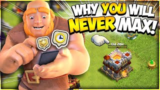 Heres the Truth About Free 2 Play How Long Does it Take to Reach Maxd TH11 in Clash of Clans [upl. by Adnalahs]