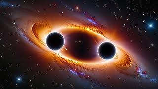 Black Hole Collision Gravitational Waves Explained shorts blackhole [upl. by Oinoitna]