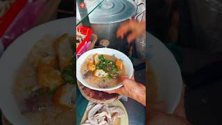 Pork Offal Congee  Must try Street Food in Vietnam [upl. by Mailli]