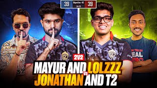 ME amp LoLzZzGaming VS JONATHANGAMINGYT amp T2 GAMING 2V2 TDM FIGHT  MAYUR GAMING [upl. by Ziegler307]