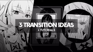 3 Transition Ideas  TUTORIALS  Alight Motion [upl. by Niabi20]