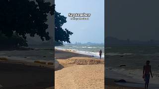 The sea is stormy almost every day in September travel beach trending music 4k thailand fyp [upl. by Macegan]