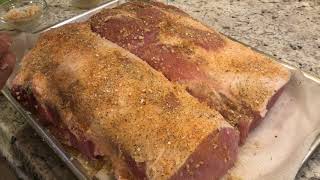 HOW TO MAKE PORK LOIN ROAST IN THE OVEN [upl. by Ariday]