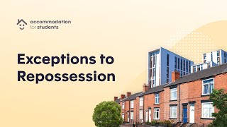 Exceptions to Repossession  Renters’ Rights Act  Accommodation for Students [upl. by Aneehsal]