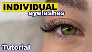 CLASSIC EYELASH EXTENSIONS TUTORIAL  StepbyStep Guide with Tips amp Product Overview [upl. by Cote]