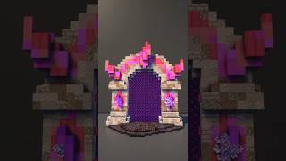 Minecraft  Oblivion Gate with Nether Portal minecraftbuilding [upl. by Dlanor]