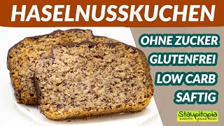 Saftiger Haselnusskuchen ohne Mehl und Zucker 😍 [upl. by Ecnarf464]