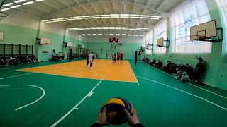 Волейбол от первого лица Volleyball first person  НИ РХТУ  СПУТНИК [upl. by Emilie]