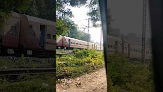 Indian railways 🚄🚅🚃🚂🚉🚊🚝Express train railway expresstrain train indianrailways youtubeshorts [upl. by Cornel]