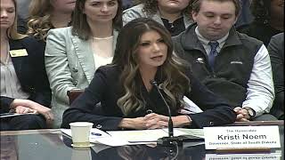 Gov Noem Testifies on Chinese Ownership of Ag Land to US House Ag Committee [upl. by Michigan]