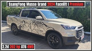 2024 SsangYong Musso Grand Facelift Review Interior amp Exterior Details [upl. by Onitsirc]