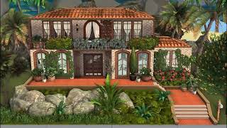 Villa Tartosa  The Sims 2 Building  Custom Content [upl. by Yanaj]