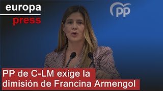 PP de CLM exige la dimisión de Francina Armengol [upl. by Hubbard]