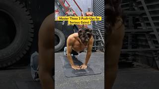 3 Best PushUps to Build Chest Shoulders and Triceps at Home [upl. by Aihsakal]