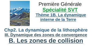 1ere Spé SVT  Collision de plaques continentales  Subduction continentale [upl. by Jose415]