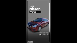 Nissan Versa 2018 car review [upl. by Anileva]