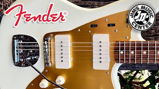 Fender J Mascis Jazzmaster  Unboxing amp Play Test [upl. by Ahsatal]