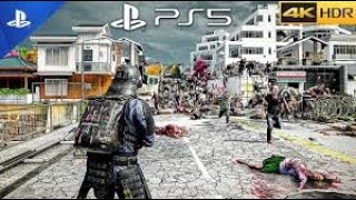 Immersive battle  Immersive 4K UHD 120FPS Gameplay  World War Z Aftermath [upl. by Dorcas]