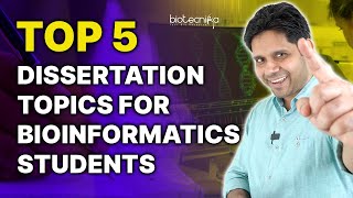 Top 5 Project  Dissertation Topics For Bioinformatics Students bioinformatics project [upl. by Tugman]