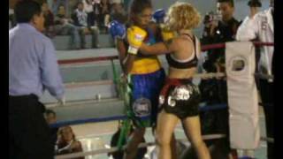 Part 2 Valentina Shevchenko Peru VS Halana Dos Santos Brasil Boxeo profesional Lima 8052010 [upl. by Reinold]