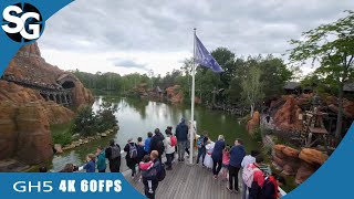 Thunder Mesa Riverboat Landing  Molly Brown Full Ride  Disneyland Paris [upl. by Suidualc950]