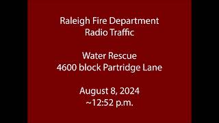 8824  Raleigh Fire  Partridge Lane  Radio Traffic [upl. by Millda]