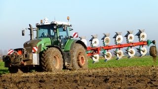 Fendt 936 Vario  7 Furrow Kverneland LO 100 amp Fendt 820 Vario  Van Peperstraten [upl. by Irrek]