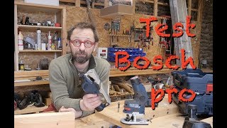 TEST BOSCH PRO AFFLEUREUSE ET RABOT 12 V présentation [upl. by Elletnahc]