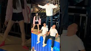 parkour bounce dance flip funny bboy prank trampoline jump fitness allah duet sad [upl. by Leibrag]