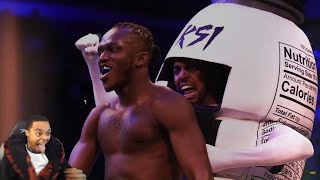 Reacting To Niko Omilana SNEAKING Into KSIs Boxing Match [upl. by Ylrebme]