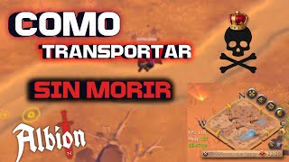 COMO TRANSPORTAR a CAERLEON SIN MORIR  TIPS DE TRANSPORTE  ALBION ONLINE 🤑 [upl. by Meirrak]