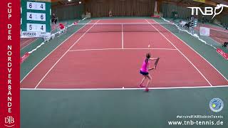 Cup der Nordverbände  Court 2  03032022  Ida WOBKER vs Alexandra BAYUSCHENKO [upl. by Enitsed]