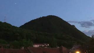 Brasov mountain in the evening [upl. by Mastic513]