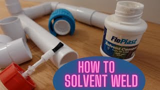 How to Solvent Weld For Beginners  Joining Waste Pipes [upl. by Negrom269]