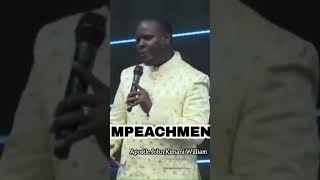 APOSTLE JOHN KIMANI SPEAK ABOUTquot IMPEACHMENTquot [upl. by Belayneh147]