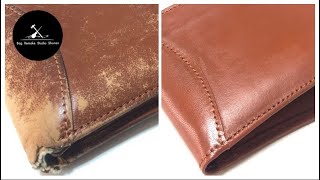 Christian Dior Wallet Restoration ASMR 4K [upl. by Atteras]