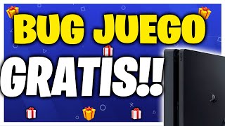 ¡¡El MEJOR BUG JUEGO PS4 GRATIS😱 [upl. by Larkins]