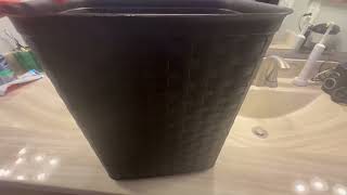 Sterilite 3 4 Gallon Weave Wastebasket Small Decorative Trash Can Review [upl. by Hausmann431]