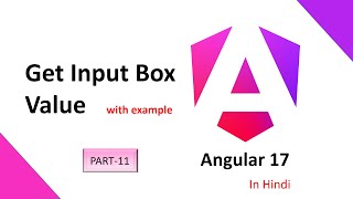 Angular 17 Tutorial in Hindi  Get input box value on button click and display 11 [upl. by Acinoed]