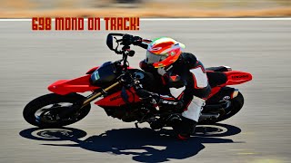 Ducati Hypermotard 698 on track [upl. by Jinny177]