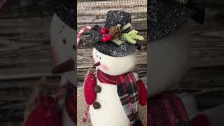 Tartan Plaid Candy Cane Snowman [upl. by Radcliffe889]