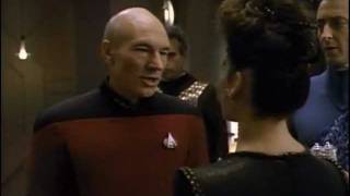 TNG Picard quotWho are youquot Devils Due [upl. by Ahsuatan]