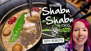 Vegetarian  Vegan SHABU SHABU Hot Pot in Tokyo Japan 🍲🥢 OnYasai Vegetarianfriendly [upl. by Haodnanehs]