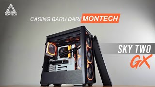 Montech Sky Two Mid Tower Black ATX Gaming Desktop Casing [upl. by Reger]