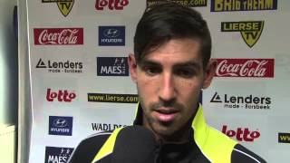 K Lierse SK  WaaslandBeveren interview Losada [upl. by Neltiak789]